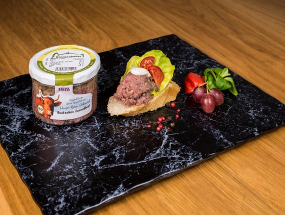 Deutsches Cornedbeef Rinderschinken mit Meersalz auf Pielers.de erhältlich