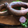Bio Schweineknackwurst <br> vom <br> Angler Sattelschwein